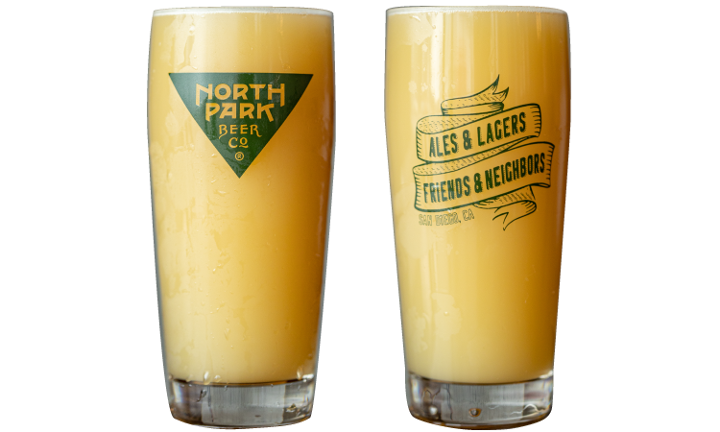 ALES & LAGERS LOGO GLASS