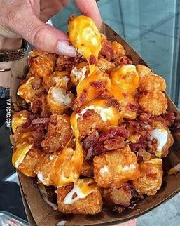 Loaded Tots (Cheese & Bacon)