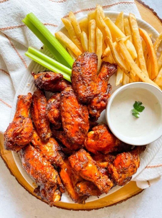 Wings w/ Fries