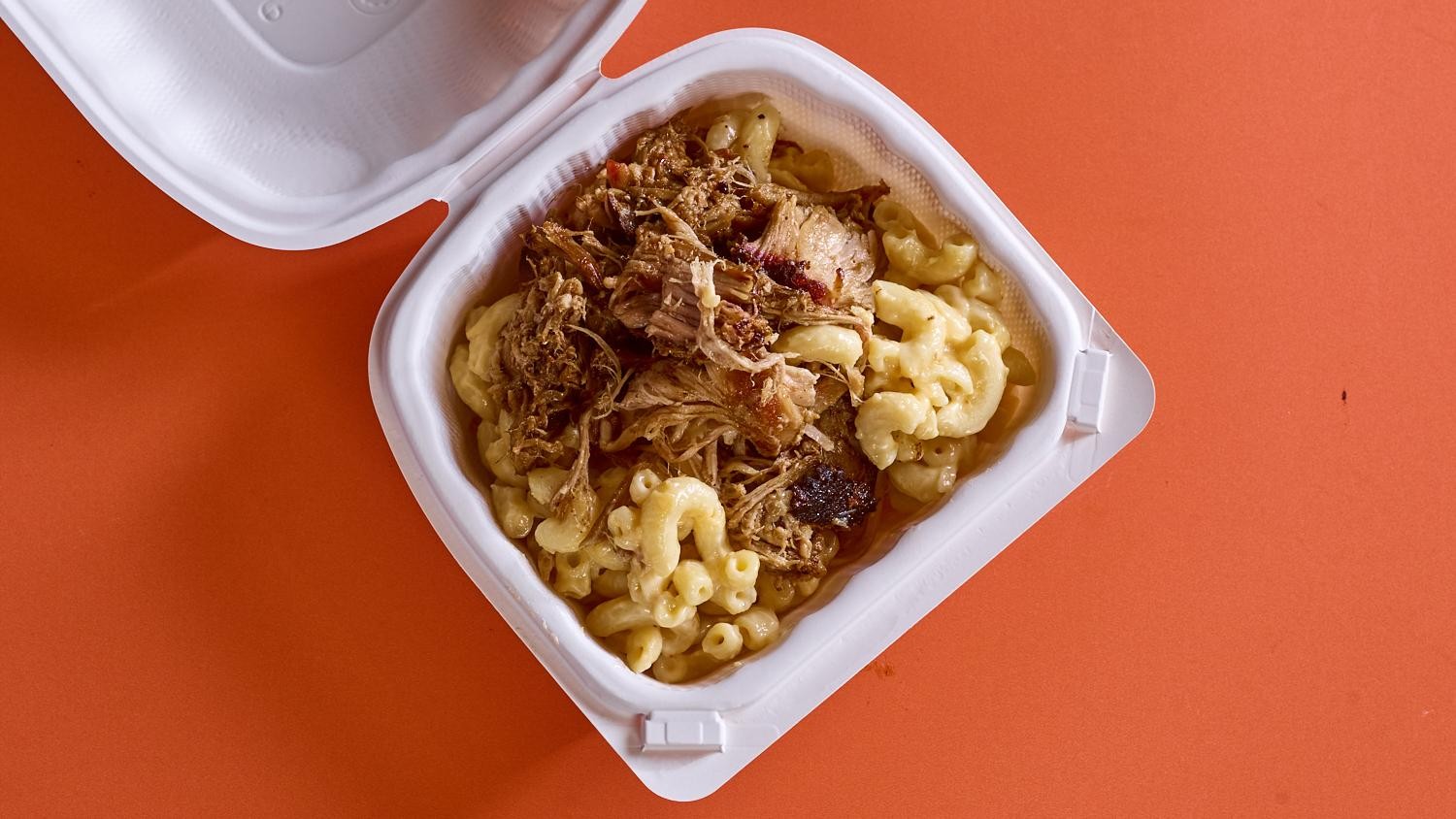 Kid's Mac with Pulled Pork-