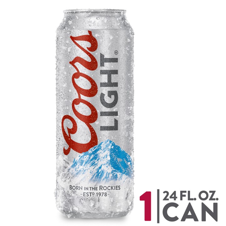 Coors Light American Light Lager Beer - 24.0 Fl Oz