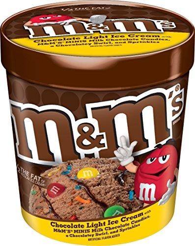 M&M's Chocolate Reduced Fat Ice Cream with Mini M&M's 16oz
