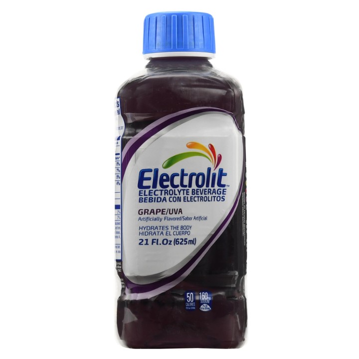 Electrolit Hydration Beverage Drink with Electrolytes Grape - 21.0 Fl Oz