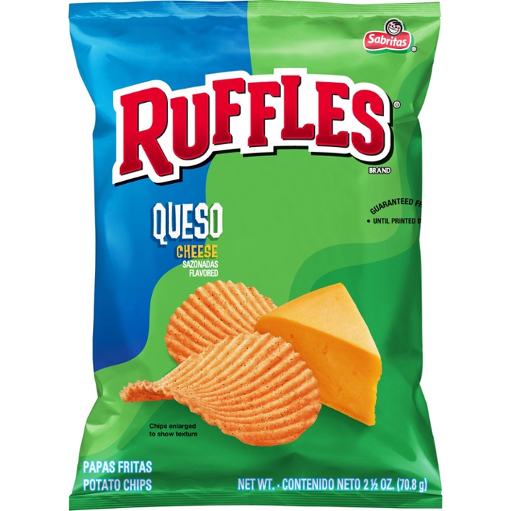 Ruffles Potato Chips Queso - 2.5 OZ