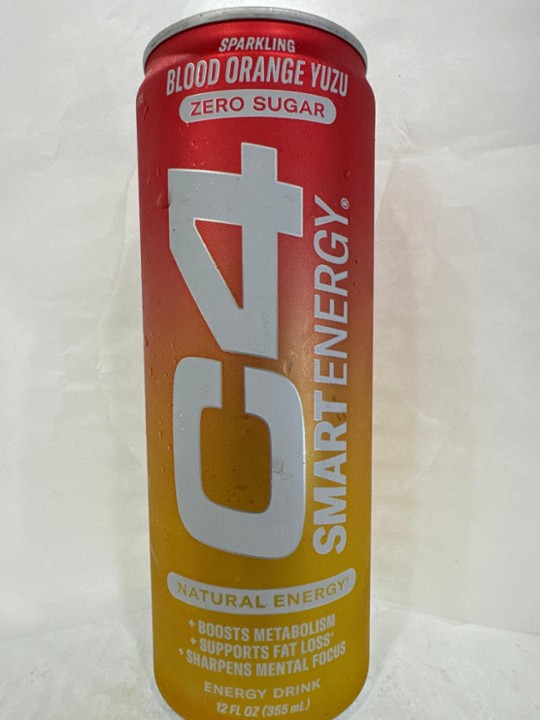 C-4 Blood Orange Yuzu Zero Sugar 12oz Can