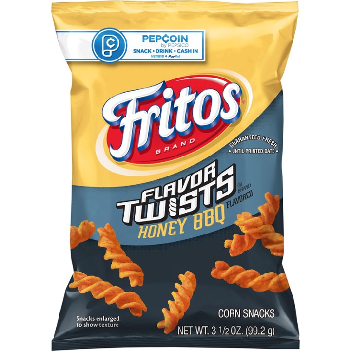 Fritos Flavor Twists Corn Snacks Honey BBQ - 3.5 Oz