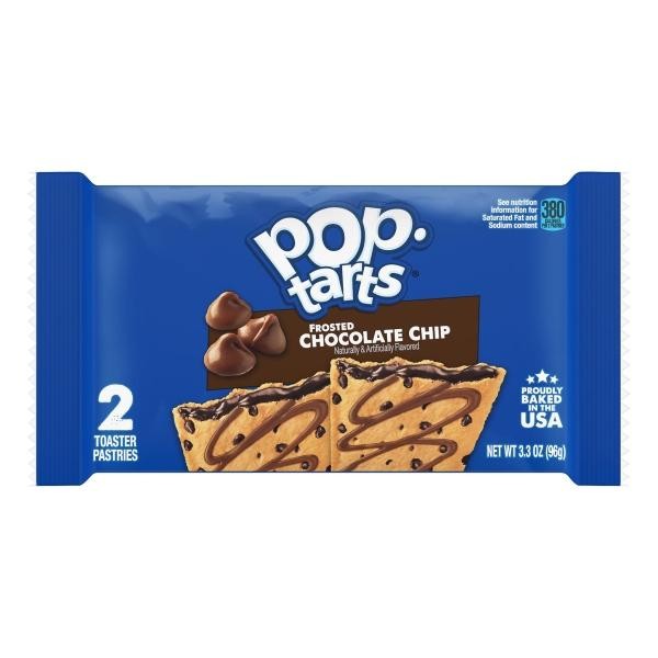 Kellogg S Pop-Tarts Chocolate Chip 3.3oz