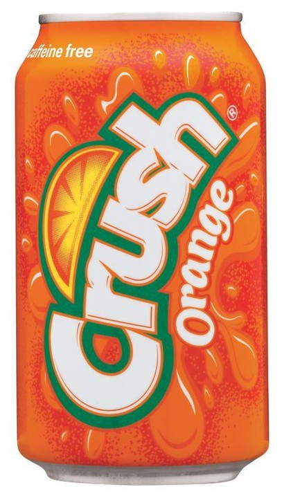 Crush Caffeine-Free Orange Soda, 12 Fl. Oz.