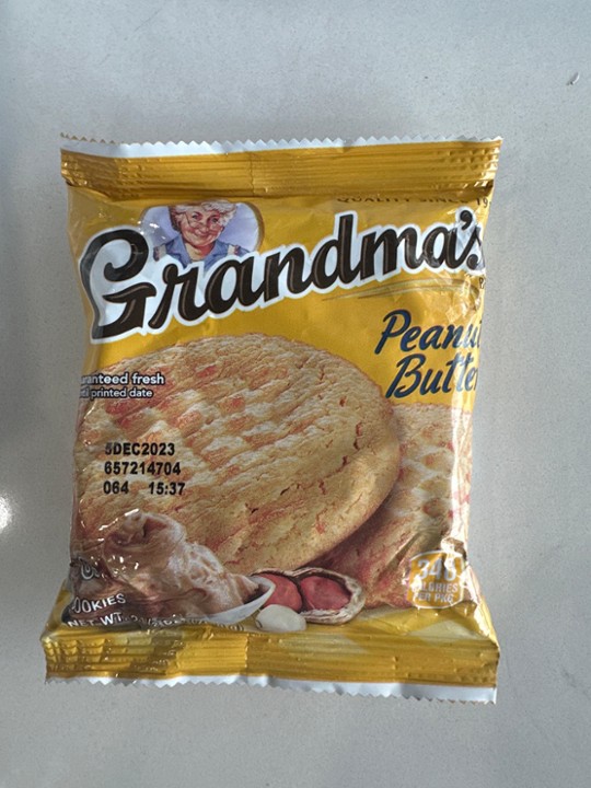 Grandma S Peanut Butter Cookies 2.5 Oz. Bag