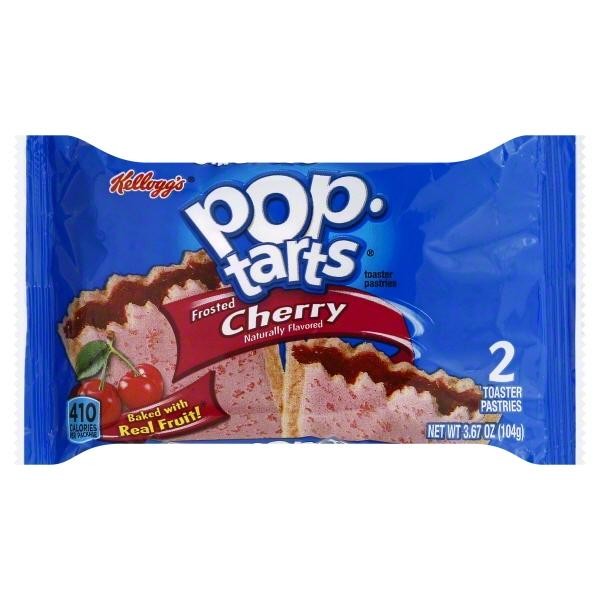 Pop-Tarts Frosted Cherry Toaster Pastries 3.67 Oz Pouch