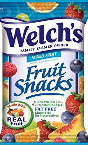 Welch S Fat-Free Mixed Fruit Snacks  2.25 Oz.