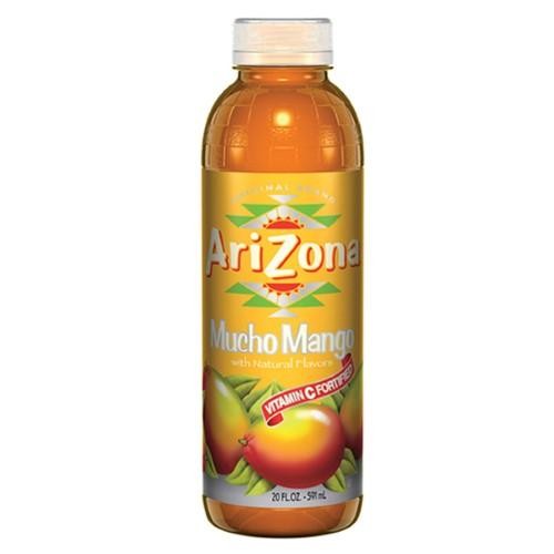 Arizona Mucho Mango Fruit Juice, 20 Oz BT