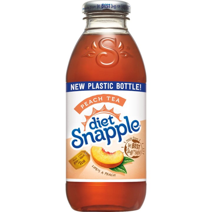 Snapple Zero Sugar Peach Tea  16 Fl Oz BT