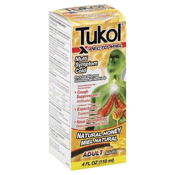 Tukol XPecto Miel Cough & Cold Liquid Natural Honey Flavor 4 Oz by Tukol