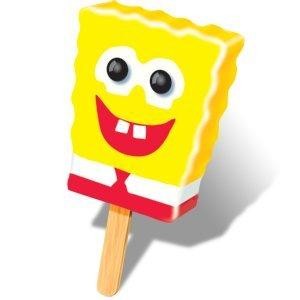 Popsicle, Nickelodeon, Spongebob Squarepants, Fruit Punch & Cotton Candy Flavored Frozen Confection with Gumballs. Artificial Flavor Added.