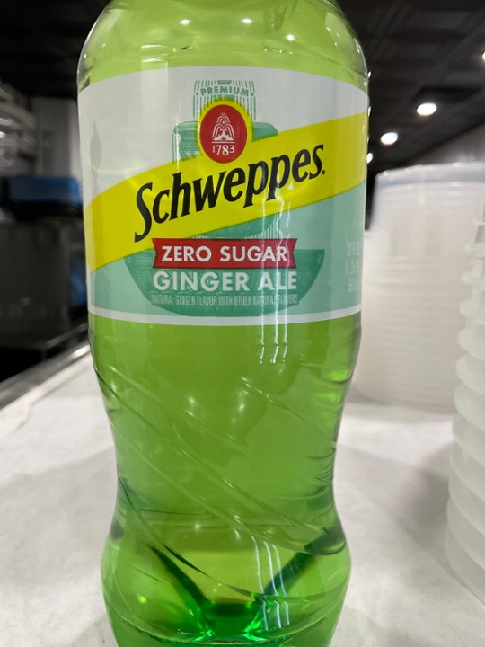 Schweppes Zero Ginger Ale 20oz