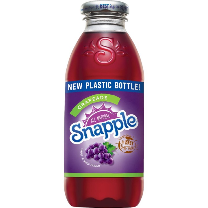 Snapple Juice Drink, Grapeade - 16 Fl Oz