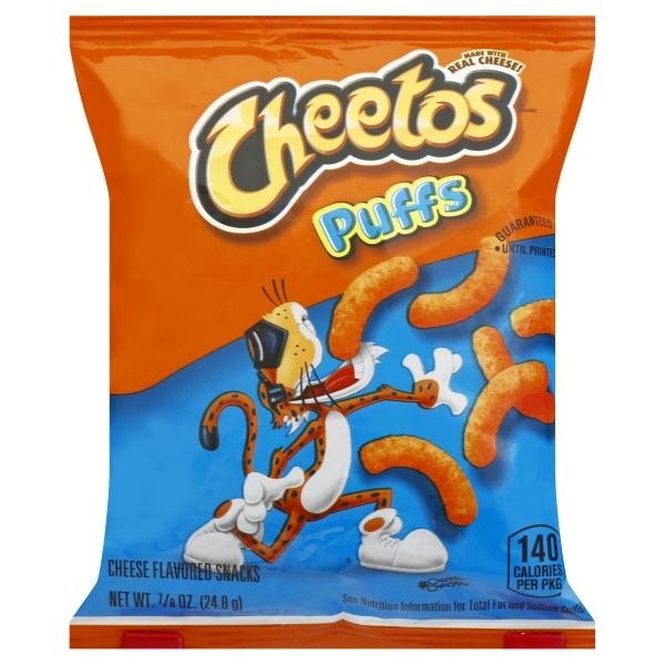 Cheetos® Puffs Cheese Flavored Snacks .875 Oz. Bag