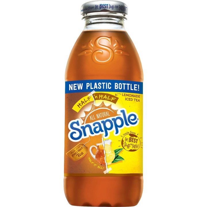 Snapple Half  N Half Tea and Lemonade  16 Fl Oz Recycled Plastic Bottle