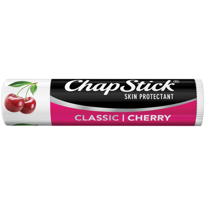 ChapStick Classic Flavored Lip Balm Tube Cherry - 0.15 Oz