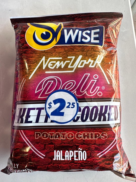 Wise NY Deli potato chips jalapeno