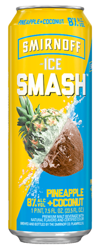 Smirnoff Ice Smash Pineapple Coconut Malt Liquor - Beer - 23.5oz Can