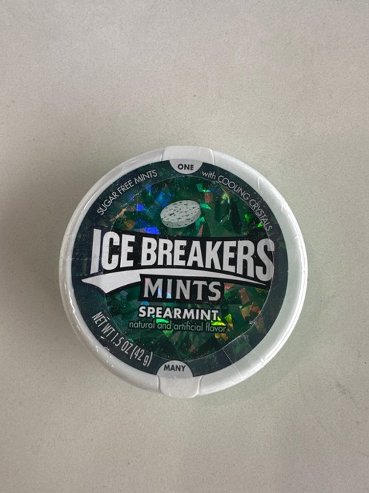 Icebreaker Sugar Free  Spearmint Mints  1.5 Oz