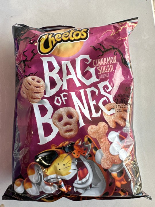 Cheetos bag of bones cinnamon sugar