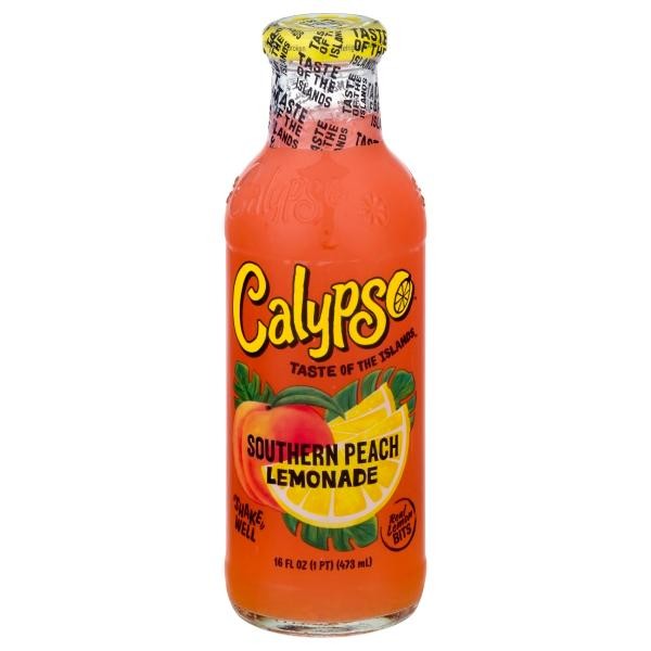 Calypso Southern Peach Lemonade 16 Fl Oz