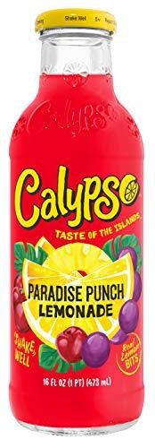 Calypso Lemonades | Made with Real Fruit and Natural Flavors | Paradise Punch Lemonade, 16 Fl Oz