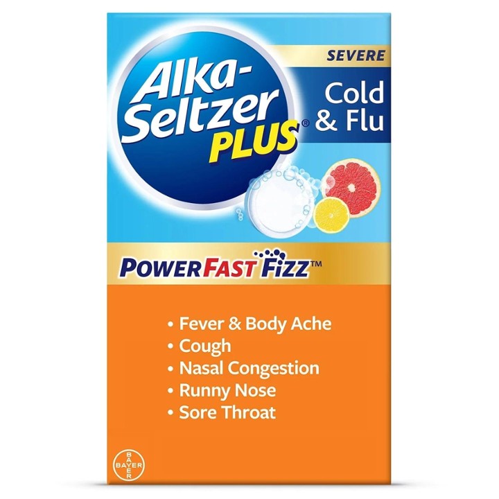 Alka Seltzer Pkus Cold and Flu