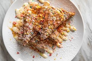 Fruity Pebble French Toast