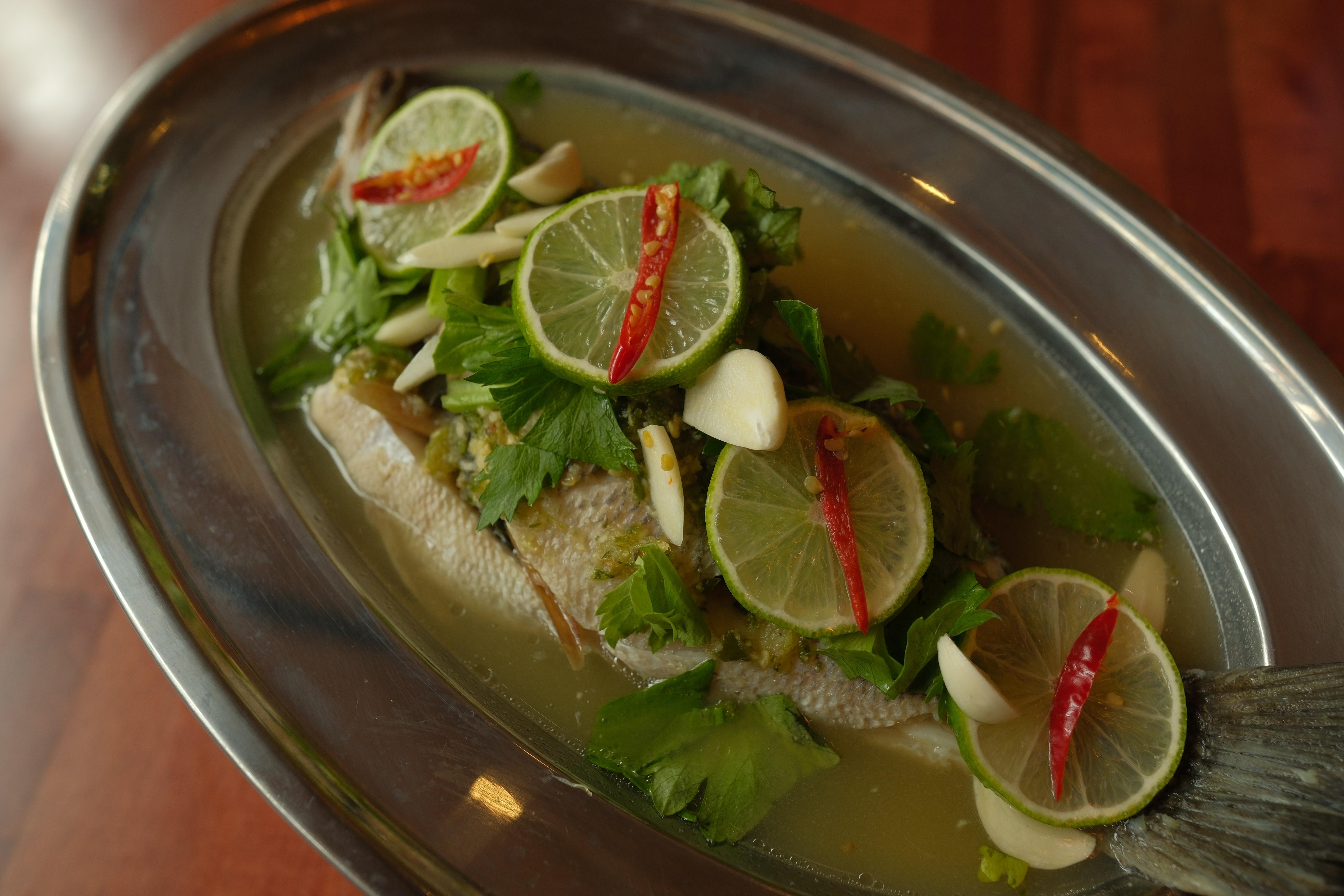 Steamed Fish with Lime and Chill