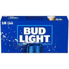 BUD LIGHT 18/12OZ CANS