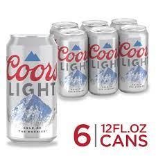 Coors Light 12OZ 6PK Cans