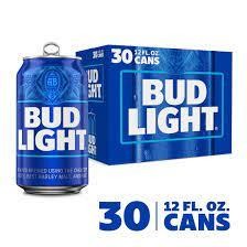 BUD LIGHT 30PK 12OZ CANS