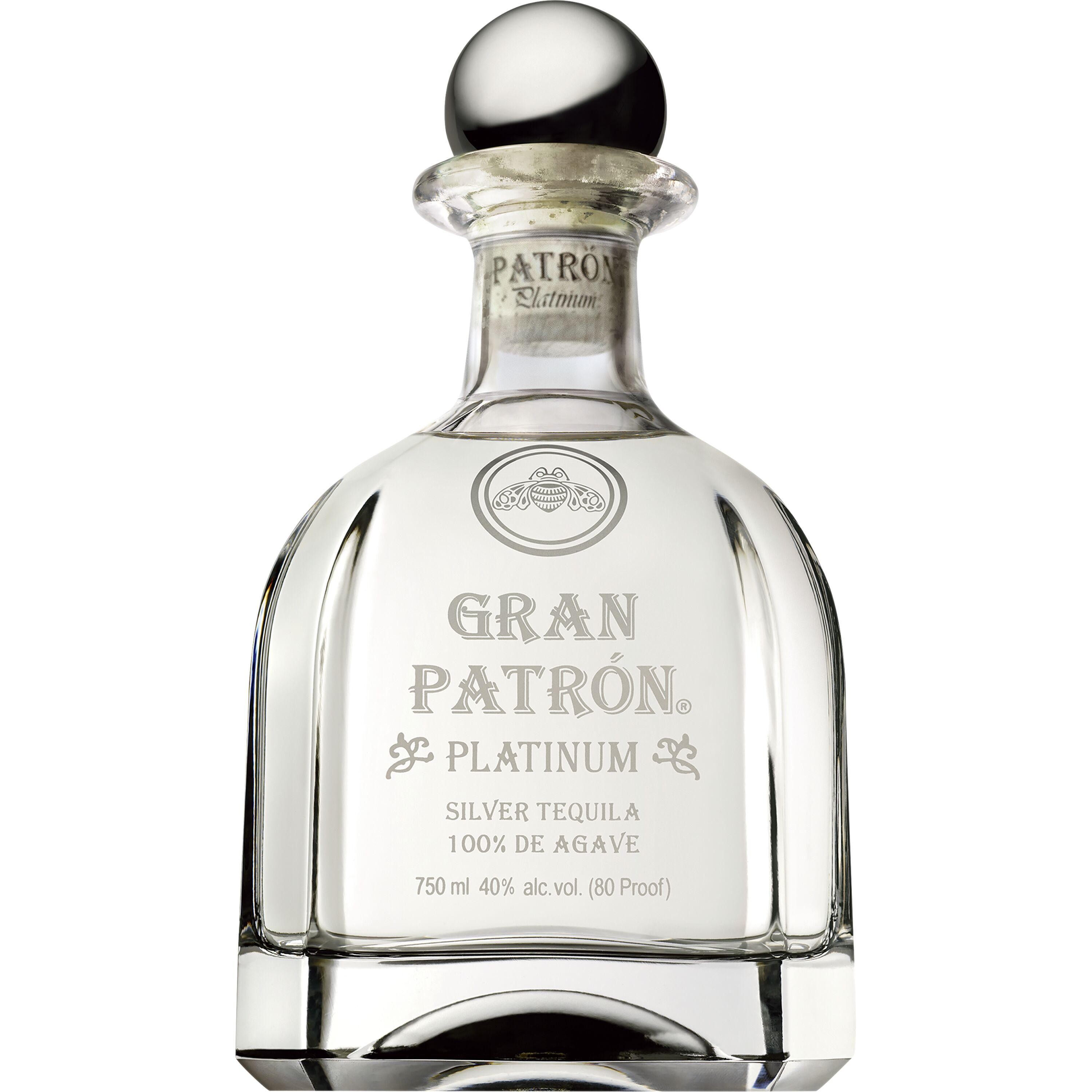Gran Patron  Platinum Silver Blanco Tequila - 750ml Bottle