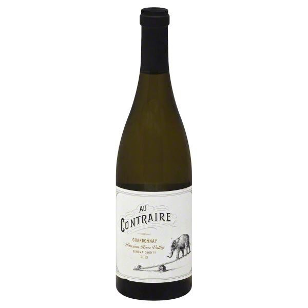 Au Contraire Chardonnay - Russian River Valley - White Wine from California - 750ml Bottle