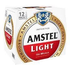 AMSTEL LIGHT 12OZ BOTTLE 12PK