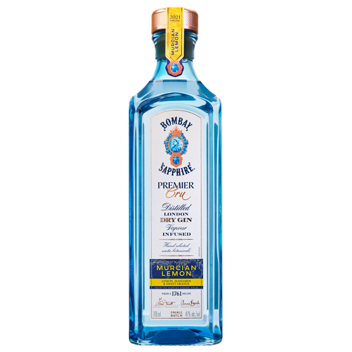 Bombay Sapphire Premier Cru Murcian Lemon Gin - 700ml Bottle