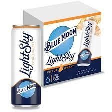 BLUE MOON LIGHT SKY 6PK CANS