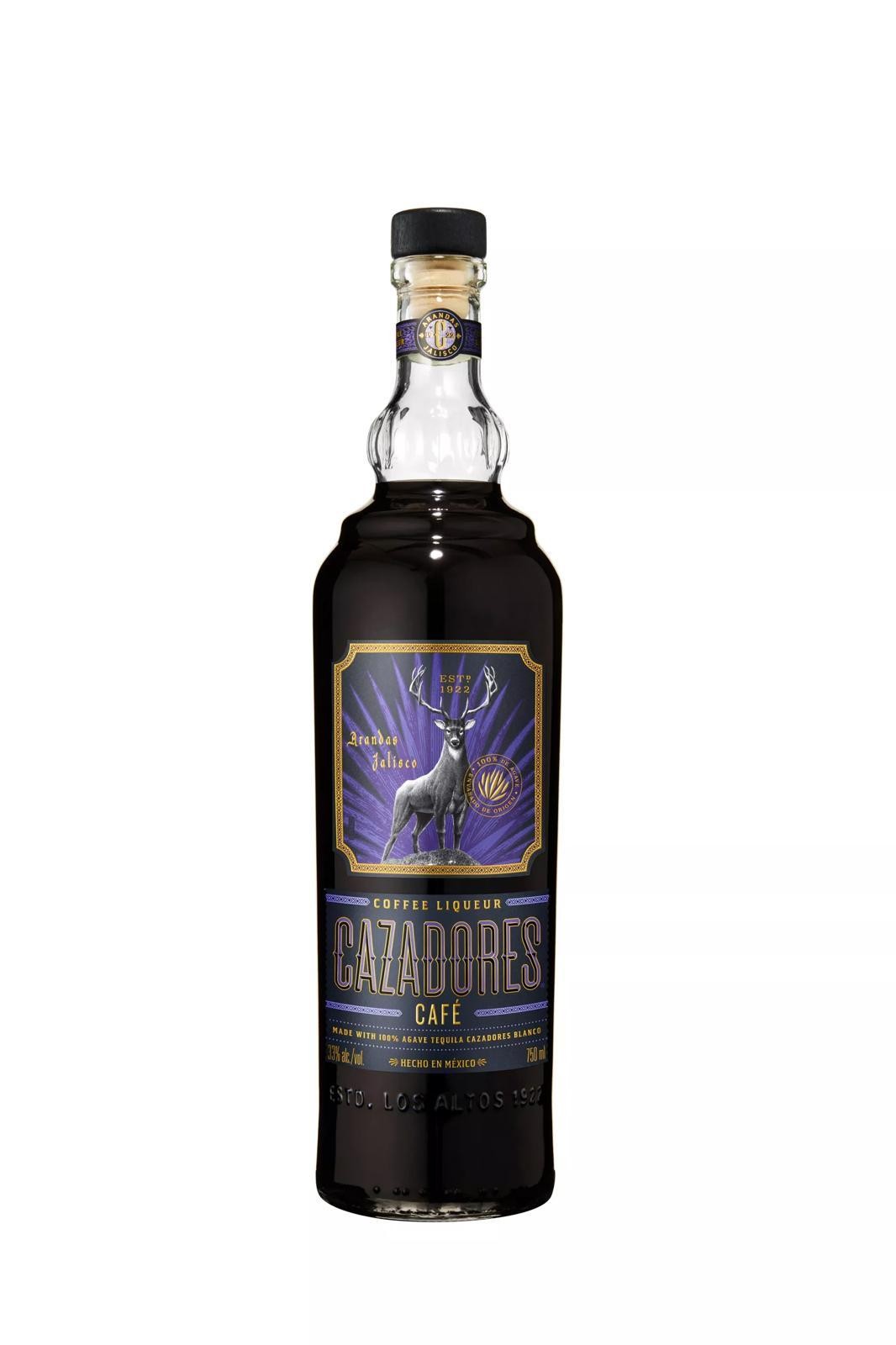 Tequila CAZADORES Cafe Coffee Liqueur Flavored - 750ml Bottle