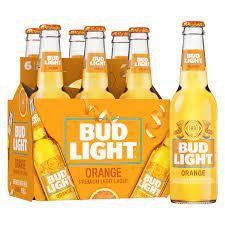 BUD LIGHT ORANGE 6Pk 12Oz Bottle