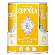 Coppola Diamond Collection Sauvignon Blanc White Wine, California, 250 ML 4-pack Can