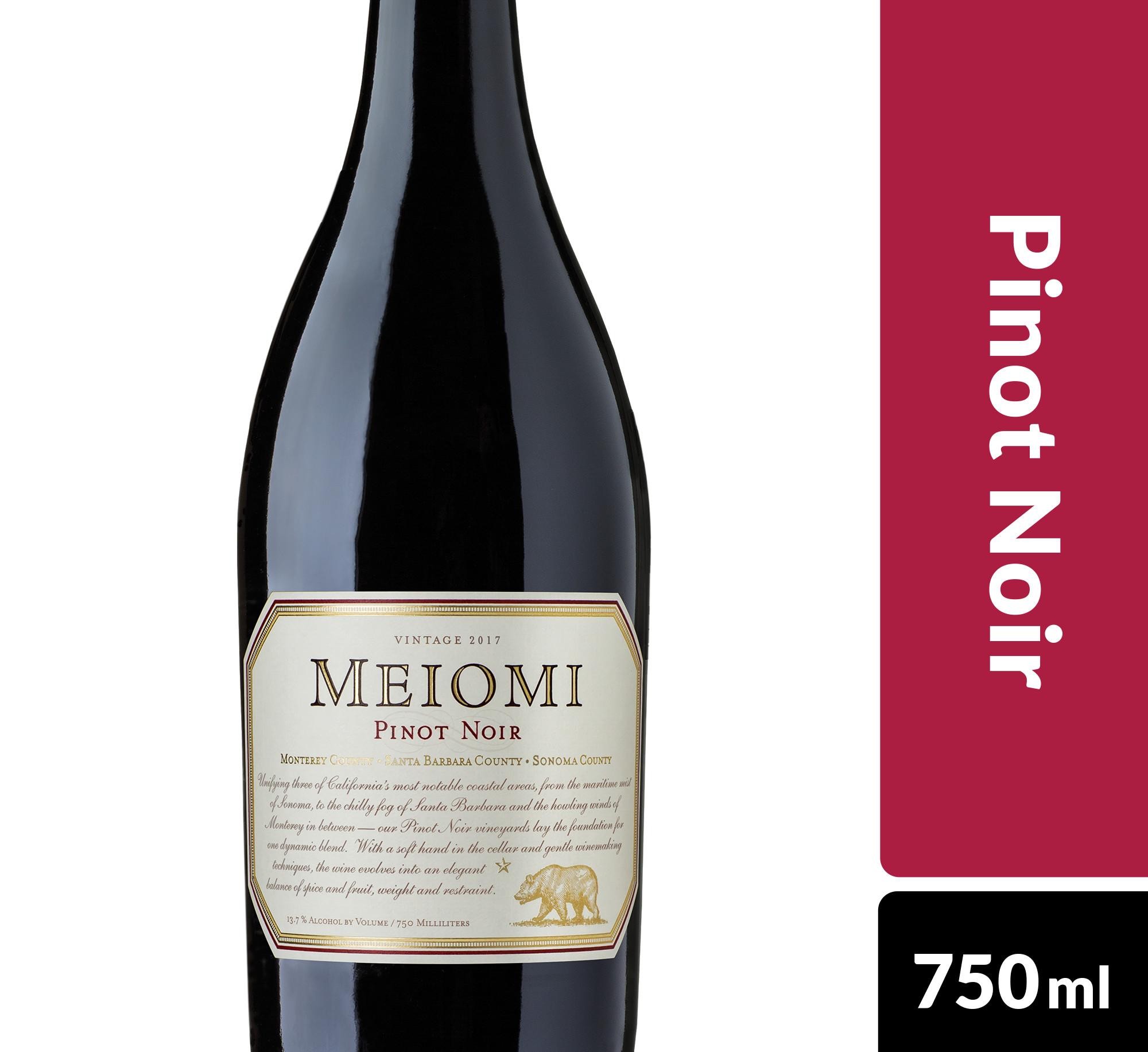 Meiomi Pinot Noir Red Wine - from California - 750ml Bottle