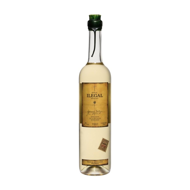 ILEGAL MEZCAL REPOSADO 750 ML