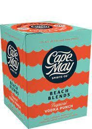 CAPE MAY BEACH BLENDS TROPICAL VODKA PUNCH 4PK