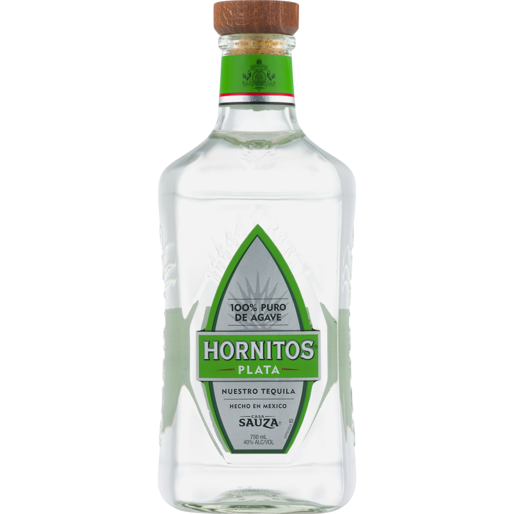 Hornitos Plata Tequila Silver Blanco - 750ml Bottle