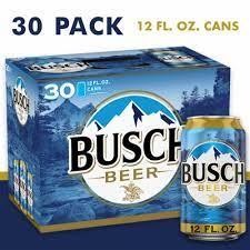 BUSCH 30 PK 12OZ CANS