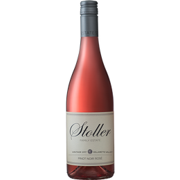Stoller Family Estate Willamette Valley Pinot       Noir Rose - Pink Wine from Oregon - 750ml Bottle